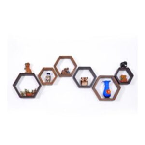 Hexagonal Wall Decorative Shelves